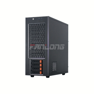 4-drive tower case SAS/NVME backplane aluminium panel support Eatx motherboard storage server
